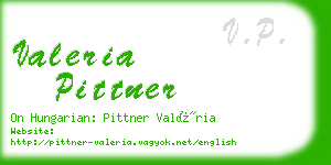 valeria pittner business card